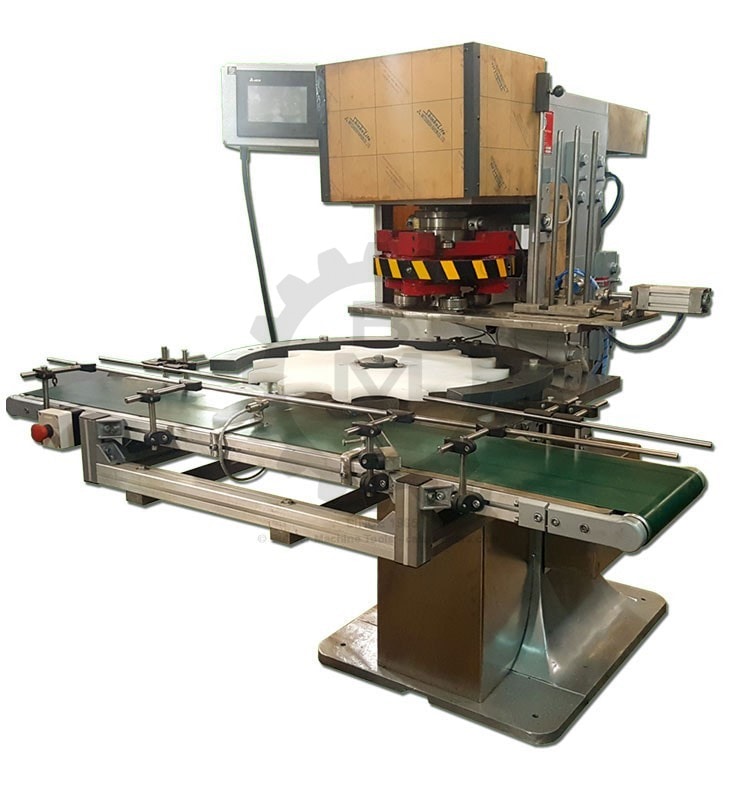 Fully Automatic Seaming machine for Round Cans with Conveyor